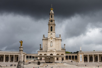 The Sanctuary of Fatima, which is also referred to as the Basilica of Our Lady of Fatima, Portugal