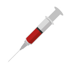 Poster - injection with medication icon