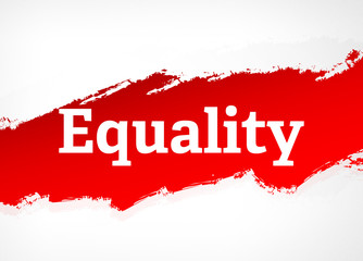 equality red brush abstract background illustration