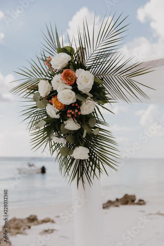 Beautiful Destination Beach Wedding Flower Bouquet