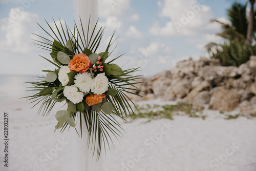 Beautiful Destination Beach Wedding Flower Bouquet