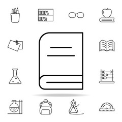 Poster - book icon. Education icons universal set for web and mobile