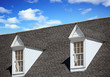 © dbvirago - Two White Dormers on Grey Shingle Roof