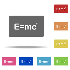Poster - mathematical formula icon. Elements of web in multi color style icons. Simple icon for websites, web design, mobile app, info graphics