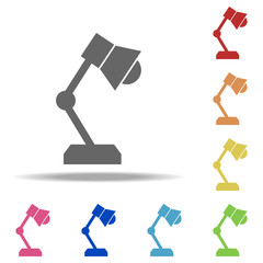 Poster - table lamp icon. Elements of web in multi color style icons. Simple icon for websites, web design, mobile app, info graphics