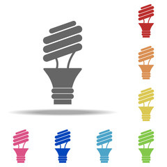 Aufkleber - eco lamp icon. Elements of web in multi color style icons. Simple icon for websites, web design, mobile app, info graphics
