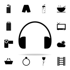 Aufkleber - headphones icon. web icons universal set for web and mobile