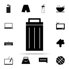 Aufkleber - trash box icon. web icons universal set for web and mobile
