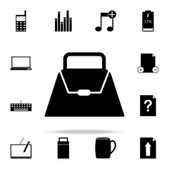 Poster - ladies handbag icon. web icons universal set for web and mobile