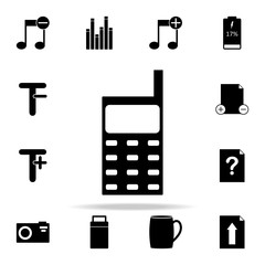 Aufkleber - cellular telephone icon. web icons universal set for web and mobile