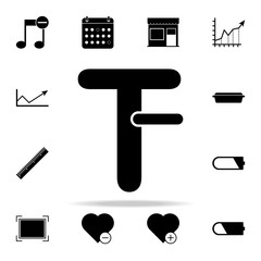 Aufkleber - reduce the font icon. web icons universal set for web and mobile
