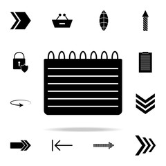 Aufkleber - notebook icon. web icons universal set for web and mobile