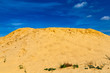 Sandwüste mit blauem Himmel