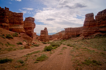 beautiful canyon in Kazakhstan