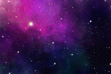 Wall Mural - watercolor abstract background with space