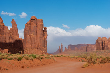 Wall Mural - monument valley. navajo tribal park, usa.