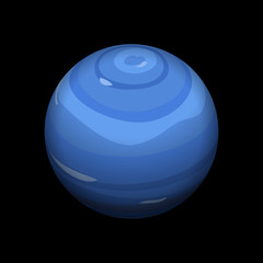 Poster - Neptune icon. Isometric of neptune vector icon for web design isolated