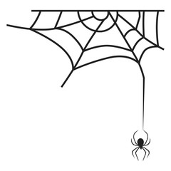 Poster - Cross spider web icon. Simple illustration of cross spider web vector icon for web design isolated on white background