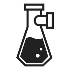 Poster - Double flask icon. Simple illustration of double flask vector icon for web design isolated on white background