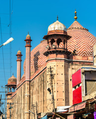 Canvas Print - Jama Masjid, a large mosque in Agra - Uttar Pradesh, India