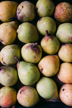 Delicious Fresh Pears In Layer
