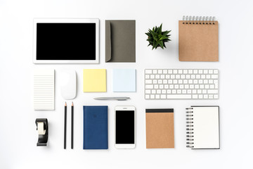 business background. top view