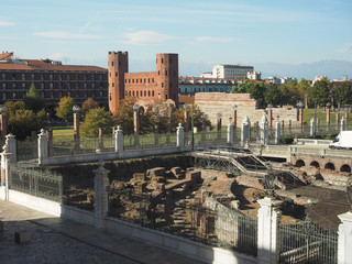 Poster - Porta Palatina (Palatine Gate) in Turin