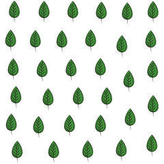 Wall Mural - Leaf background pattern