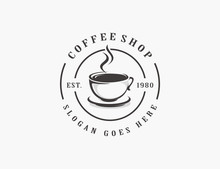 Coffee, Coffee Shop Logo Template
