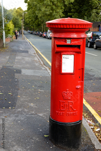 Red pillar post box for sale