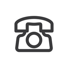 Wall Mural - Telephone vector icon