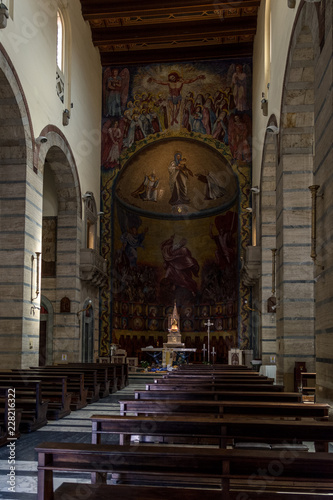Parrocchia N S Del Carmine Small Church Interior In