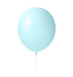 Big helium inflatable latex light blue balloon for decorations on birthday wedding corporative party 