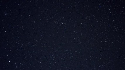 Wall Mural - stars moving across the night sky, time lapse