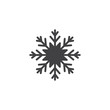 Snowflake vector icon. filled flat sign for mobile concept and web design. Snow solid icon. Cold symbol, logo illustration. Pixel perfect vector graphics
