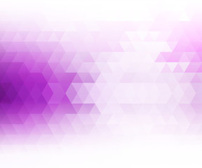 Poster - Vector color abstract geometric banner with triangle.