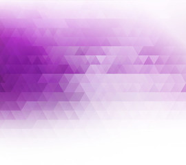 Poster - Vector color abstract geometric banner with triangle.