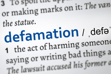 Defamation Definition Word, Vocabulary Page