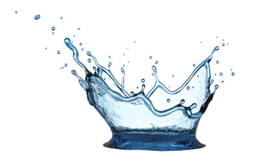  Fresh Blue Water Crown Splash