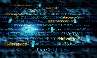 computer hacking concept