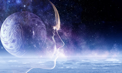Wall Mural - mystery of space world