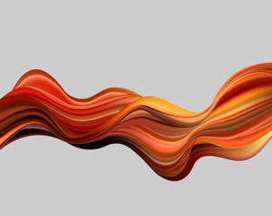 Aufkleber - Abstract colorful vector background, color flow liquid wave for design brochure, website, flyer.