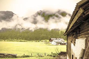 Sticker - Rain and clouds in Austria