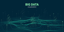 Abstract 3D Big Data Visualization.