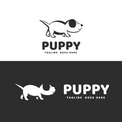 Wall Mural - Logo template. A dog image logo, suitable for business that is associated with pets.
