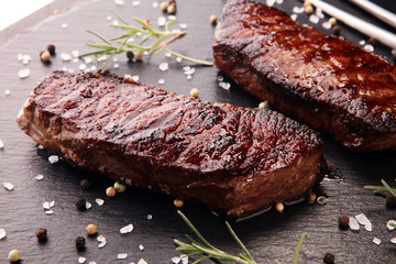 Barbecue Rib Eye Steak or rump steak - Dry Aged Wagyu Entrecote Steak