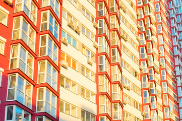 Poster - Modern apartment building Kiev, Ukraine