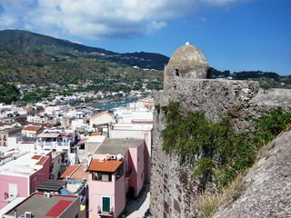 Italy,Calabria-view from the fortress of the city Lipari