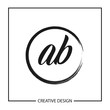 © Scooby - Initial Letter AB Logo Template