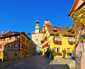 Wall Mural - Rothenburg Rödertor - Rothenburg in Germany, the Roeder gate